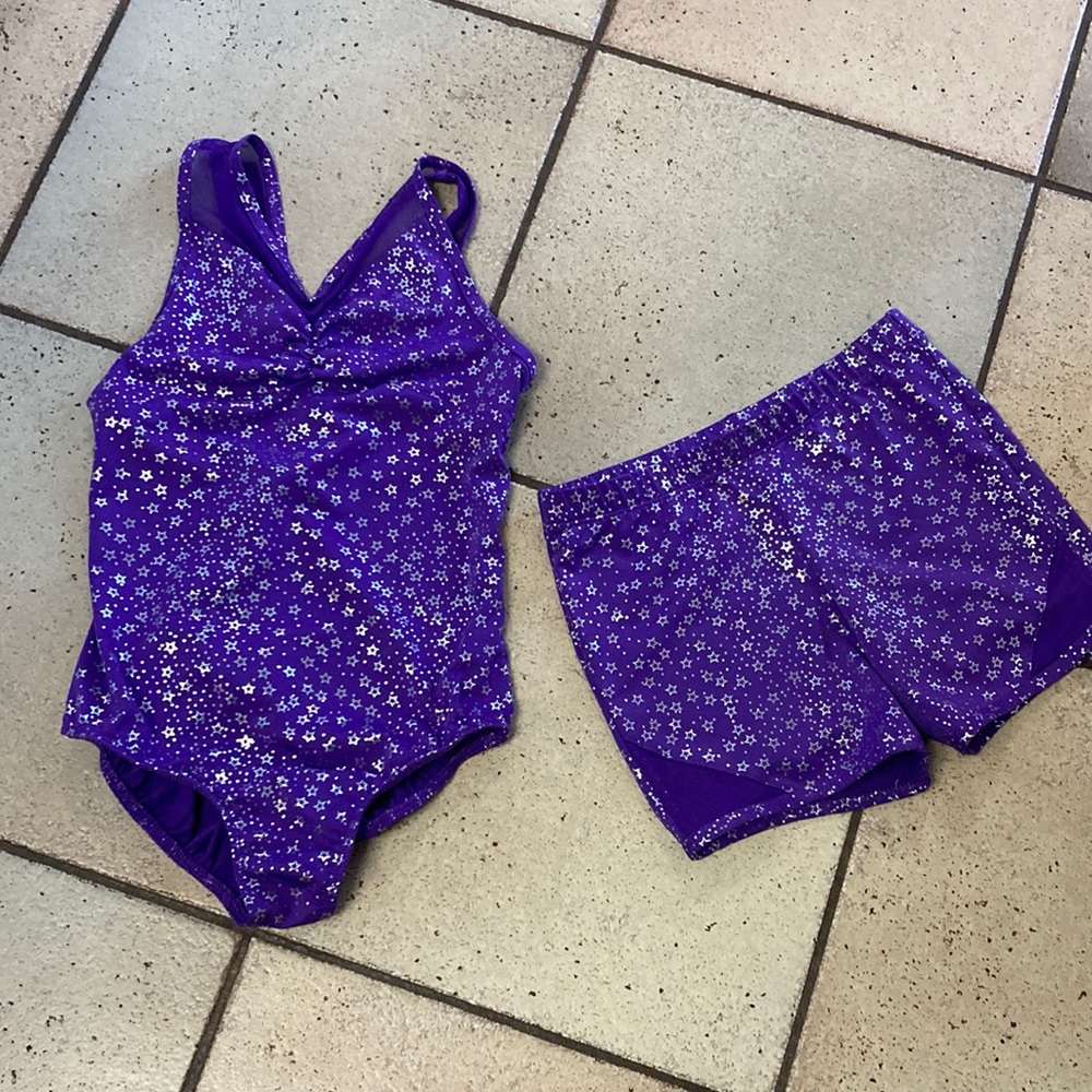 DANSKIN NOW two piece bathing suit, size 7/8
